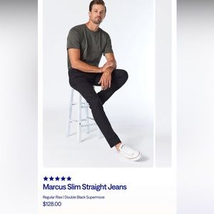 Mavi Marcus Slim Straight Jeans 34/30 black